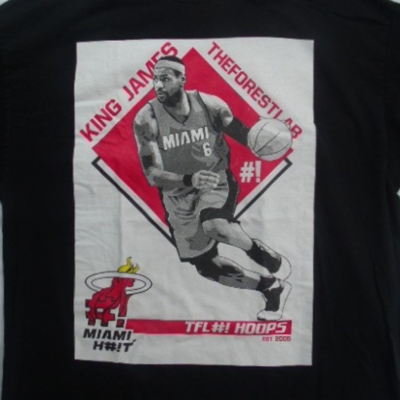 Lebron King James NBA Miami Heat James Graphic 2XL - Picture 1 of 3